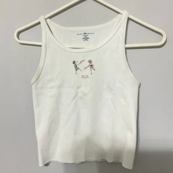 Brandy Melville Don’t Play With My Heart Tank - Picture 6 of 6